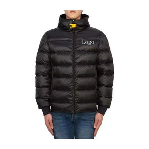 Chaqueta de plumón Logotipo al por mayor Abrigos de plumón personalizados para hombre Diseño acolchado Chaqueta de invierno para hombre Abrigo Chaqueta de plumón más cálida para invierno - Product Image 2