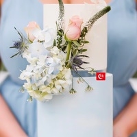Plateau à gâteau rond en acrylique transparent, support de présentation remplissable DIY, vente en gros pour la décoration de table de dessert de mariage ou de fête