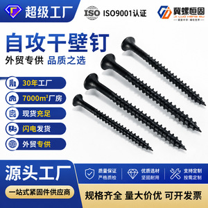 Vis autoperceuses à tête fraisée en acier au carbone, placage noir, classe C GB14210, pour l'industrie de la construction, de la marque Snail Products - Product Image 4