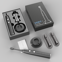 Cepillo de Dientes Eléctrico Portátil con Carga Inalámbrica, Certificación FDA BSCI, Empaque Personalizado, Resistente al Agua IPX7