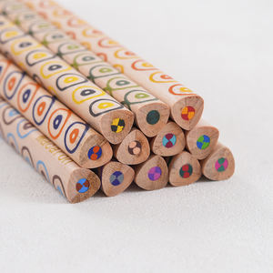 Макароны, персонализированные карандаши радужного цвета, 2 вида цветов в 1, цветные карандаши графтти для детей - Product Image 4