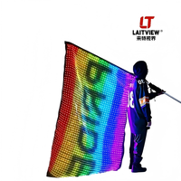 Pantalla LED P15-0.96X1.4m para Propuesta de Matrimonio, Flexible, Plegable, Impermeable IP54, Brillo de 1000cd, Color de 6500K