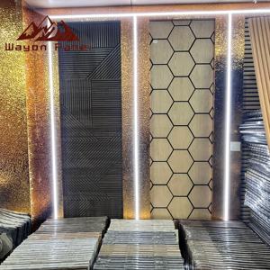 Panel Acústico Decorativo de Madera Wayon, Revestimiento de Pared Absorbente de Sonido, Tablero de MDF con Chapa de Madera y Fieltro para Cine en Casa - Product Image 2