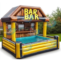 Bar de piscine gonflable Pub gonflable House Blow Up Pool Bar pour la fête