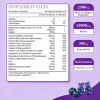 Gummies multi-collagène pour adultes OEM - Soutien pour la santé des cheveux, de la peau, des ongles et des os