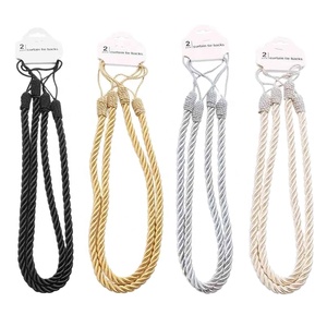Attaches simples pour lanières à nouer avec pompons - Product Image 2