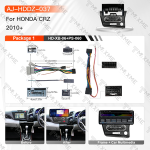 Cadre de console centrale Android 12,3 pouces pour Honda CRZ <span class=keywords><strong>2010</strong></span>+ Écran tactile Radio multimédia DSP Navigation GPS CarPlay sans fil FM AM - Product Image 2