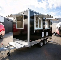 Camions de restauration mobiles entièrement équipés, remorques de traiteur, chariots de bière, de crème glacée et de café pour l'extérieur, remorques alimentaires entièrement équipées