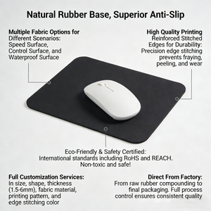 Tapis de souris personnalisé avec impression par sublimation, motif abstrait de dragon, base en caoutchouc, grand tapis de souris pour jeux avec bords cousus pour clavier et souris - Product Image 5