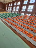 Siège de tribune à dossier haut, sièges de stade de football, HDPE durable, chaises en plastique toutes saisons, tribune
