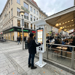 Kiosque de commande automatique en plein air avec écran tactile Android IP65, kiosque de paiement en libre-service avec imprimante, commande automatique pour restaurant - Product Image 1