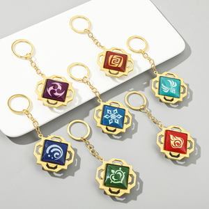 <span class=keywords><strong>Genshin</strong></span>-Llavero de impacto, bolsa bonita de aleación, luminosos en la oscuridad, producto nuevo de 2022 - Product Image 5