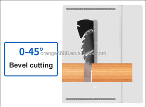 Máquina de sierra Circular de mesa portátil de 8 pulgadas para corte de aluminio, corte de tubos de plástico de PVC de madera deslizante multifunción para el hogar - Product Image 3