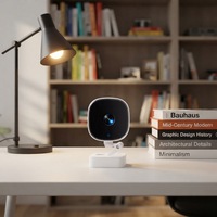 Caméra WiFi intelligente K7, 2MP HD, sans fil, montée sur fenêtre, vision nocturne, grand angle, surveillance à distance par téléphone, caméra vidéo