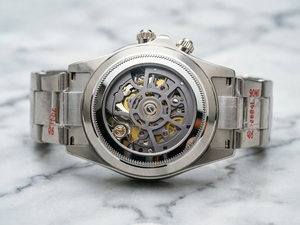 <span class=keywords><strong>Montre</strong></span> squelette de luxe en fibre de carbone avec cristal saphir, <span class=keywords><strong>mécanisme</strong></span> lumineux, 40 mm, étanche 30 bars, acier 904L, mouvement <span class=keywords><strong>ETA</strong></span> 4801, mode de luxe - Product Image 6