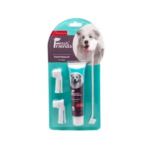 Fresh friend brand Pet Dental toothpaste Beef toothbrushes