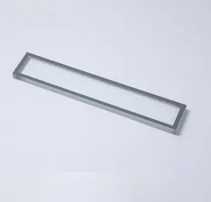 Customization Long Rectangle Tempered Glass With Silkscreen Printing For Outdoor Wall Led Lighting