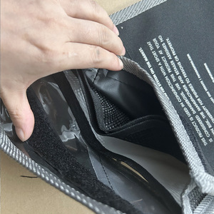 Sac à ailerons de planche de surf en nylon, 2 pièces, avec rangement en maille pour accessoires de surf, unisexe - Product Image 3