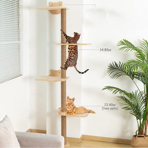 Albero di attività del gatto con Tunnel palla giocattolo Sisal colonna 360 rotazione Pallet fornitura - Product Image 1