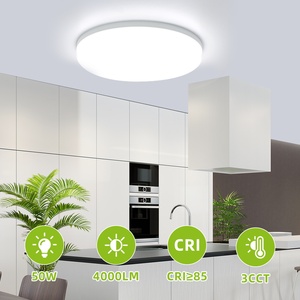 Hiện Đại Bề Mặt Gắn Kết Trắng Vòng Trang Trí Trong Nhà Đèn Trần Siêu Mỏng LED Ánh Sáng Trần Cho Phòng Khách Khu Dân Cư Sử Dụng - Product Image 3
