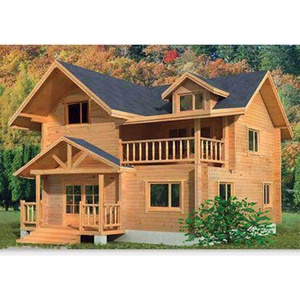 Casa de Troncos Prefabricada Villa de Madera Casas Prefabricadas Baratas para Vivir - Product Image 2