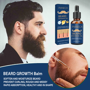 Bellezza <span class=keywords><strong>uomo</strong></span> ricrescita barba crescita olio essenziale Private Label barba crescita olio per la cura degli uomini prodotto OEM - Product Image 2