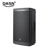 Altavoz PA Activo Profesional DASN SCS15AC de 15 Pulgadas y 880W, Plástico, Cuadrado, de Frecuencia Completa para DJ, Escenario, Sonido, Cine en Casa y Audio de Cine