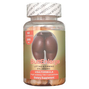 Grosir suplemen bahan Vegan alami Gummies Maca untuk kecantikan dewasa untuk pembesaran pinggul bokong lengkung pantat - Product Image 5