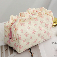 Petite trousse de maquillage transparente rose carrée, jolie trousse à maquillage en cuir, organiseur de voyage pour sac à main, accessoires de voiture, femmes et filles