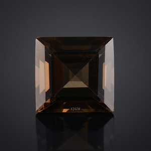 Cuarzo Ahumado Natural de Corte Cuadrado de 15 mm, Certificado por IGI, Gemas Sueltas Facetadas de Alta Calidad |   Precio de Fábrica al por Mayor para Joyería - Product Image 3