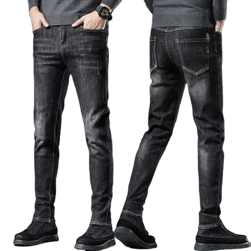 New Fashion Slim Tight Plus Size Skinny Pants Denim Jeans Calca Masculina Jens Plus Size Jeans Men Trendy Casual Denim Trousers