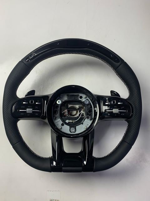 Mercedes E Class G Class Steering Wheel LED Sports Leather GLE/GLS W219/W204-W222 Custom