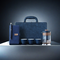 Coffret Cadeau d'Affaires Chaudement Recommandé Comprenant une Bouteille Isotherme, un Stylo et un Carnet pour Entreprises, Noël, Remise de Diplôme - Promotion Ciblée
