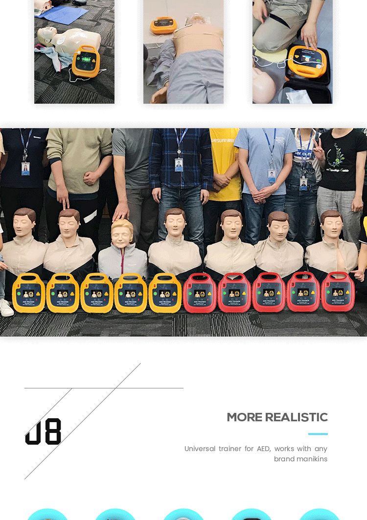 máy khử rung tim/sốc tim AED trainer ATM-112