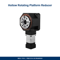 Plateforme rotative creuse à charge lourde avec servomoteur et entraînement par vis sans fin pour machine CNC, 4ème axe, automatisation industrielle