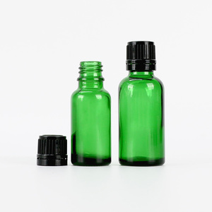 ขวดแก้วสีเขียวแบบกำหนดเอง ขวดหยดสำหรับน้ำมันหอมระเหย บรรจุภัณฑ์เครื่องสำอางแบบเปล่า พร้อมหลอดแก้ว - Product Image 5