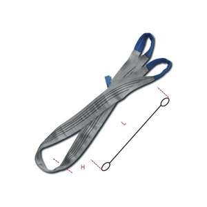 BETA - 081570100 ROBUR-Élingues de levage, gris 4t deux couches avec des yeux renforcés ceinture en polyester haute ténacité (PES) - Product Image 3
