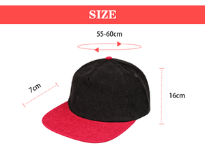 Casquettes de camionneur ajustables à deux tons, à visière plate, de couleur unie, de style hip-hop, décontractées, pour le cyclisme en plein air, prix de gros - Product Image 6