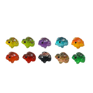 10 Colores de Mini Ranas Luminosas de Resina, Animales en Miniatura de Resina para Paisajes de Musgo, Jardín, Casa de Muñecas, Manualidades, Decoración de Terrarios - Product Image 6