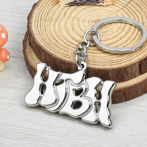 Proveedor de Fabricación en China, Llavero de Esmalte Duro y Suave Personalizado, Llavero de Metal con Letras de Dibujos Animados Cortadas a Troquel - Product Image 4