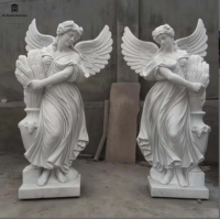 Statue d'Apollon et de Daphné en marbre blanc naturel sculpté à la main, qualité muséale, taille réelle, sculpture de la mythologie grecque pour villa et jardin