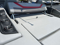 Bateau à ponton de luxe Kinocean de 25 pieds en aluminium, bateau de pêche à moteur hors-bord Bass Pro, bateau de passagers à vendre