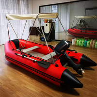 Bateau à rames haute vitesse pour 2 à 8 personnes à vendre, bateaux en caoutchouc pour la pêche, bateau gonflable