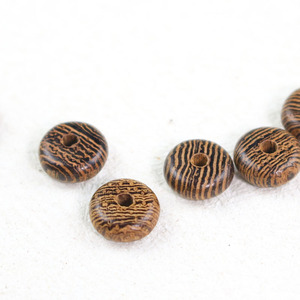 Chicken Wing Wood <b>Spacers</b> 3x8mm Round Beads For DIY Buddhist Prayer Beads Bracelet Accessories - Product Image 2