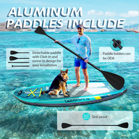 Commande en gros de planche de SUP à la dérive de pêche avec plusieurs porte-cannes prix de gros