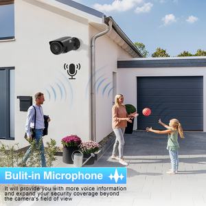 Cámara de Seguridad CCTV Exterior GWSECU de 8MP con Visión Nocturna, Audio, Detección Facial por IA, Intrusión, Visualización Remota por Aplicación, Vigilancia, PoE, IP, 4k - Product Image 3