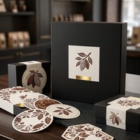 Boîtes à chocolat holographiques haut de gamme YSB, durables et résistantes à l'huile, avec une finition à texture de lin subtile, pour bonbons, sandwichs, en-cas et aliments pour animaux de compagnie
