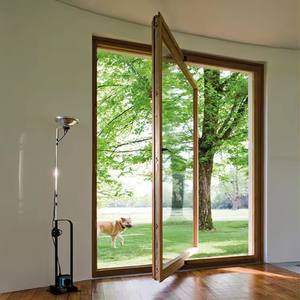 Porta girevole in vetro con struttura interna in alluminio - Product Image 5