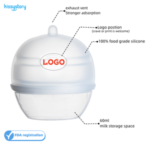 Nouveau tire-lait manuel en Silicone personnalisé sans BPA de qualité alimentaire, collecteur de lait maternel, extrait de lait maternel - Product Image 2