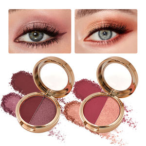 <span class=keywords><strong>Fard</strong></span> à paupières <span class=keywords><strong>bicolore</strong></span> pailleté mat Compact et facile à transporter <span class=keywords><strong>Fard</strong></span> à paupières longue durée imperméable éclaircissant visage et corps - Product Image 3